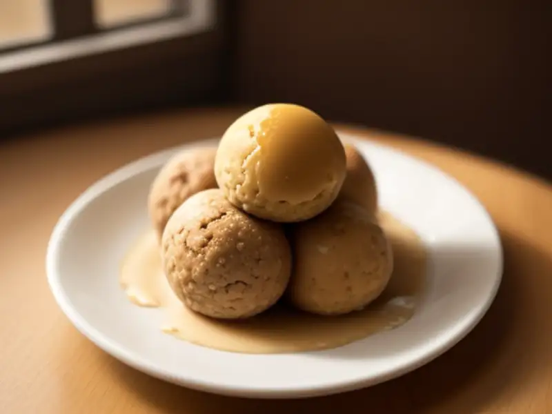 Boules d'avoine au cacao et à la noix de coco