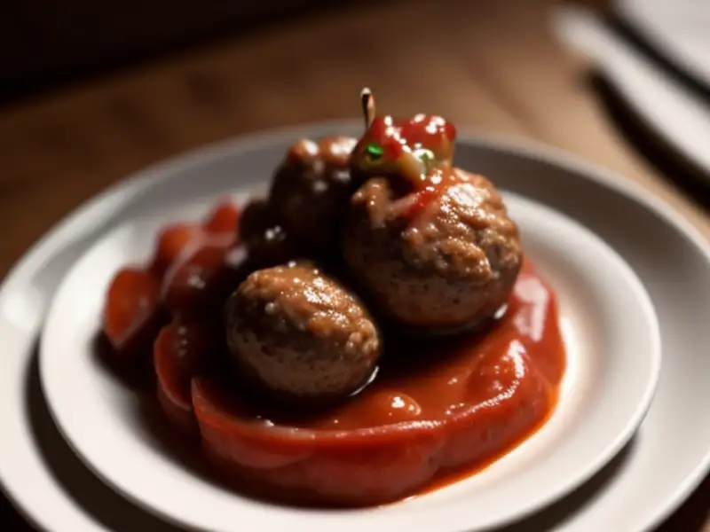 Boulettes de viande de cerf