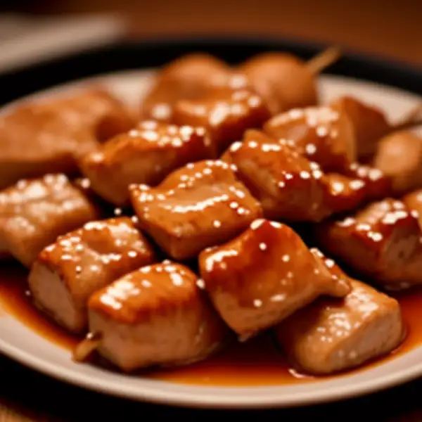Brochettes de poulet teriyaki au barbecue