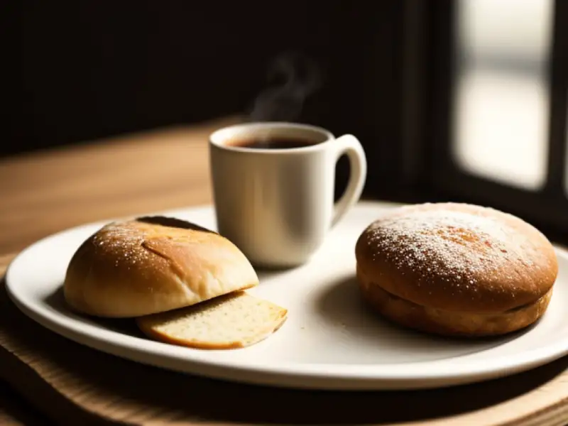 Brödsoll: pão embebido em café e xarope