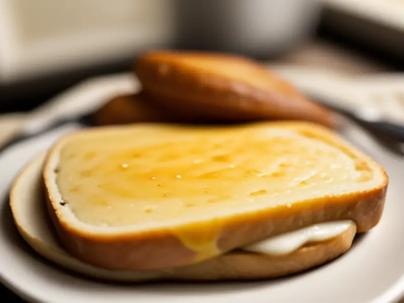 Toastjes met ham en kaas