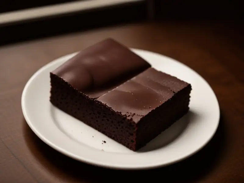 Brownies de chocolate amargo e nozes
