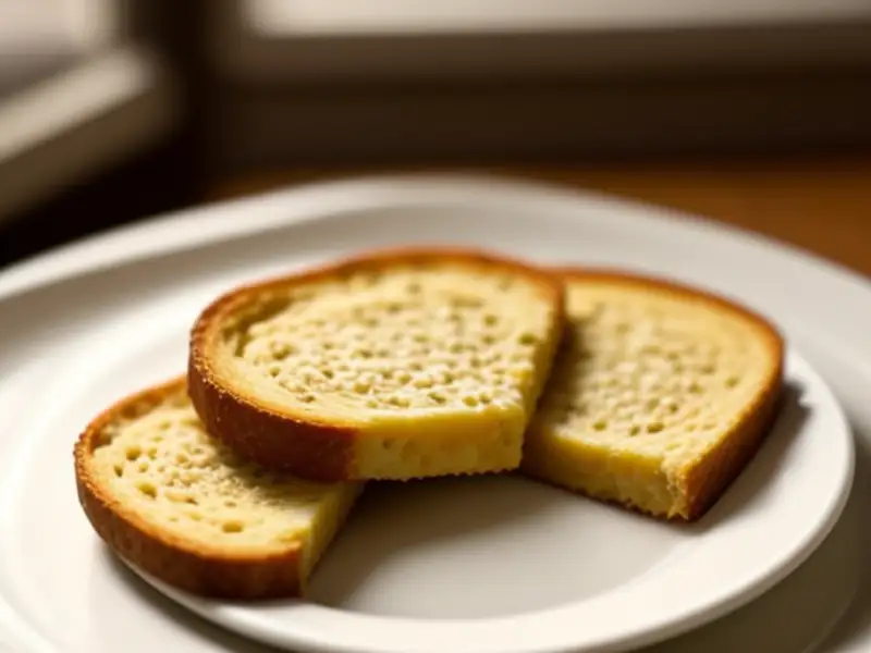 Fette di pane gratinate con formaggio di montagna