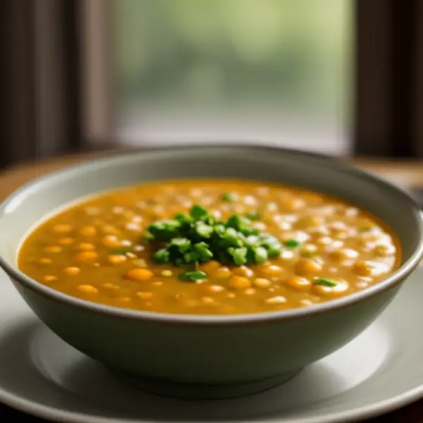 Bulgaarse linzensoep met paprika