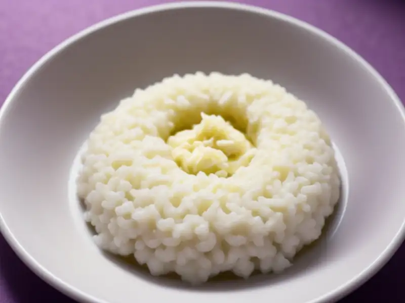Ốc len com leite de coco, versão vegetariana