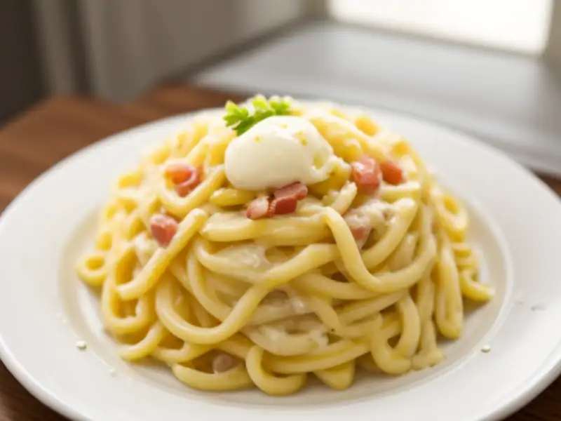 Carbonara aux pâtes
