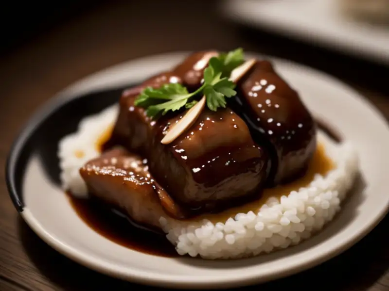 Porco laqueado (porco grelhado à chinesa)