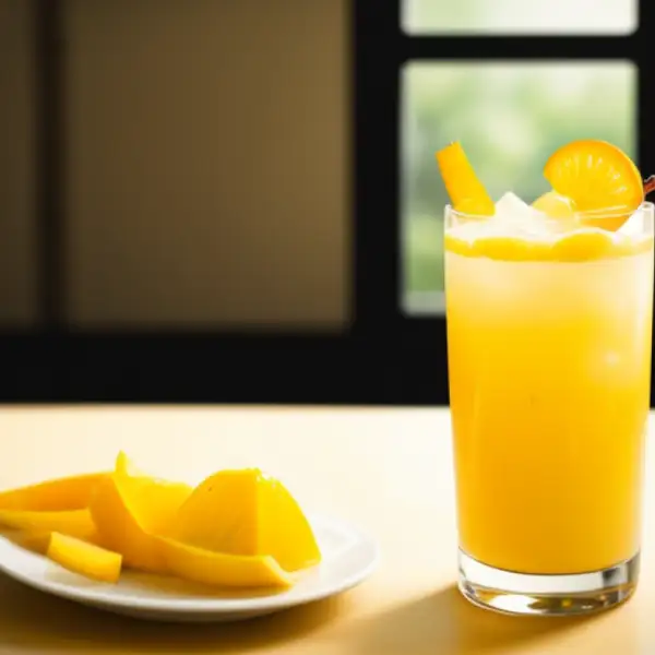 Carnival batida, mango cocktail