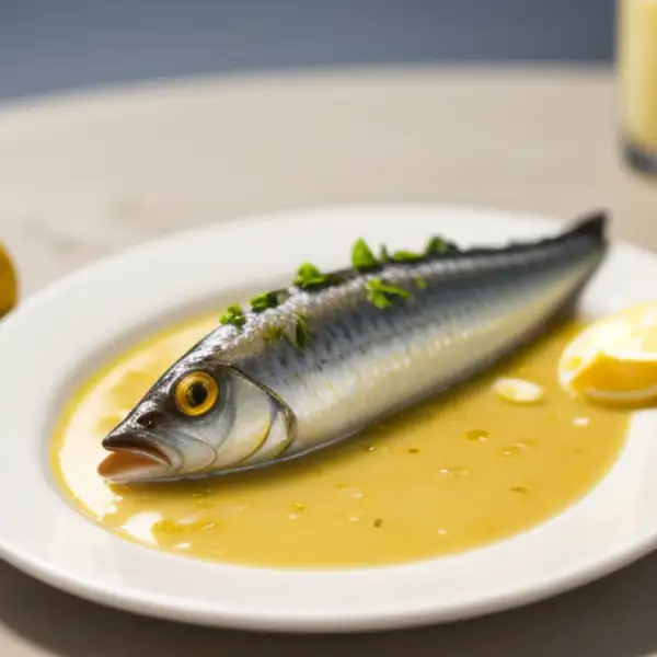 Catalan shad with lemon sauce