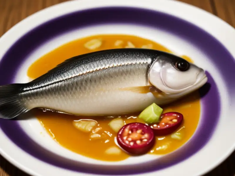 Chachchari de chala com legumes