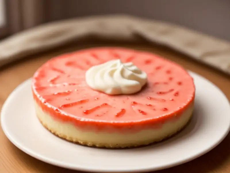 Cheesecake de morango e cereja