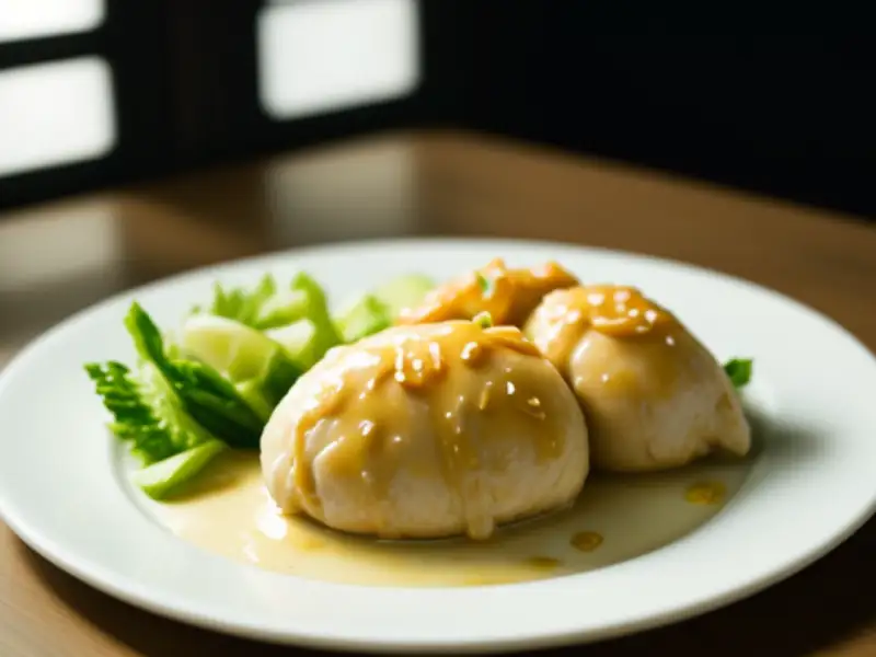 Chicken fillet with pak choi