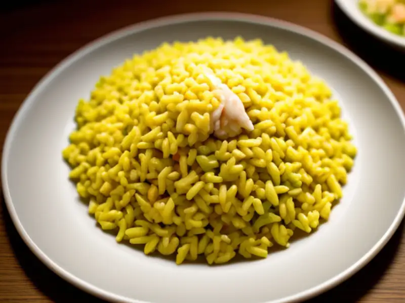 Indonesian chicken fried rice (nasi goreng)