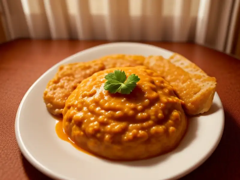 Chital ao molho de tomate e cúrcuma