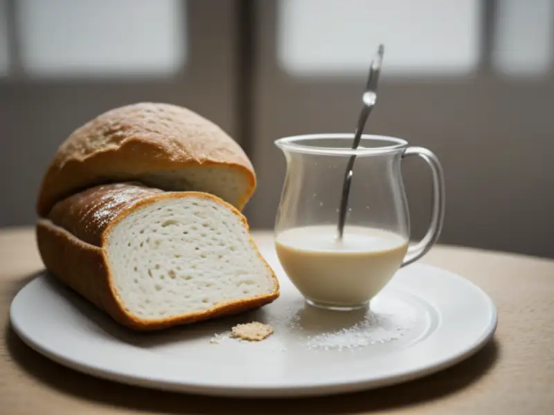 Chleb na bazie mąki typu poolish i z dodatkiem drożdży naturalnych.