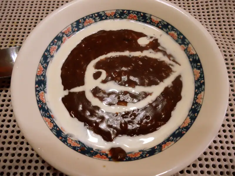 Champorado (Chocolate rice porridge)