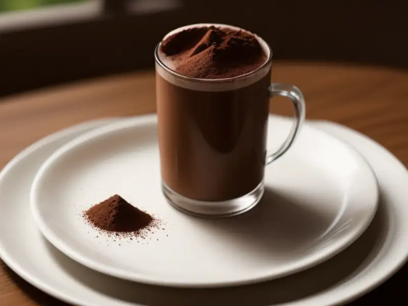 Chocolate quente à holandesa