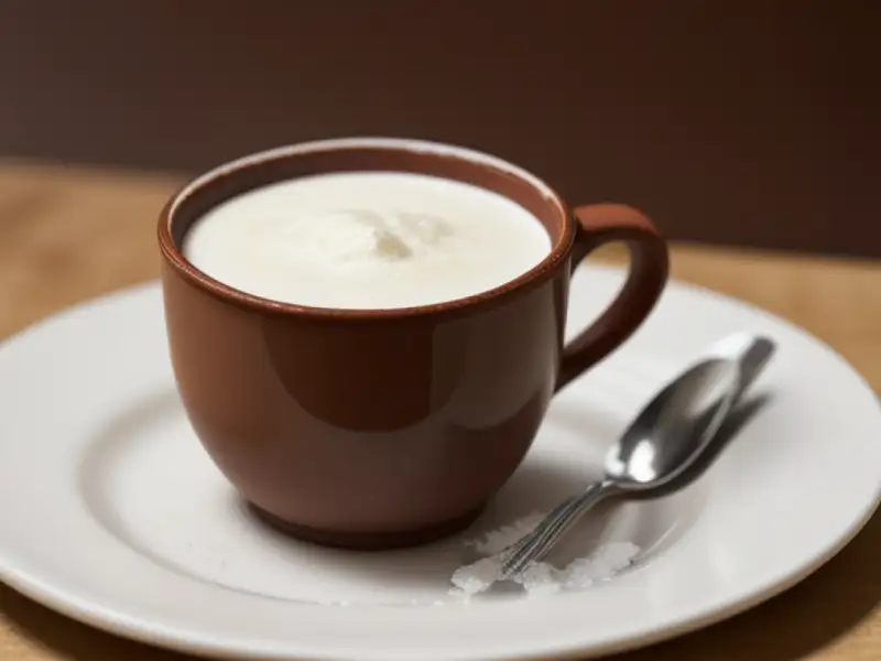 Chocolate quente brasileiro sem álcool