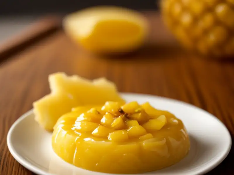 Chutney di ananas con zenzero