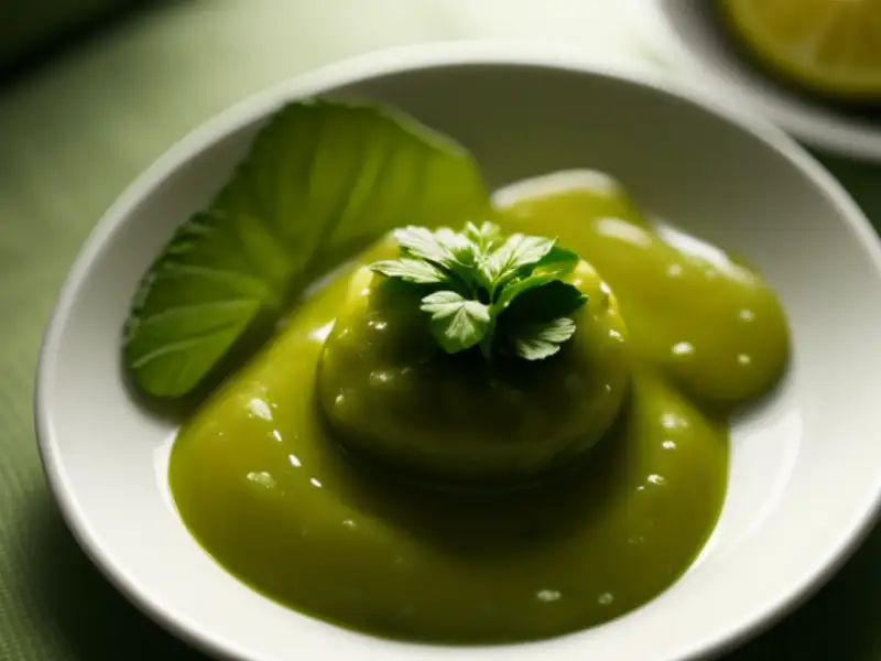 Chutney de piment vert à la menthe