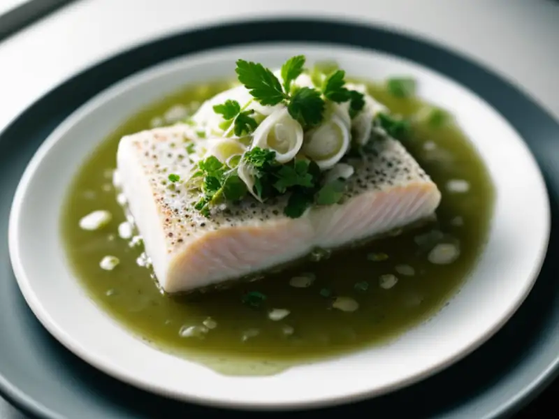 Clupea harengus aromatizzata con erbe, marinatura con cipolla