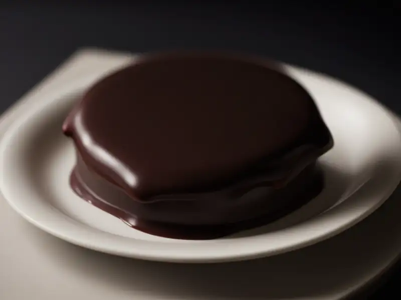 Cobertura de chocolate para bolo Sacher
