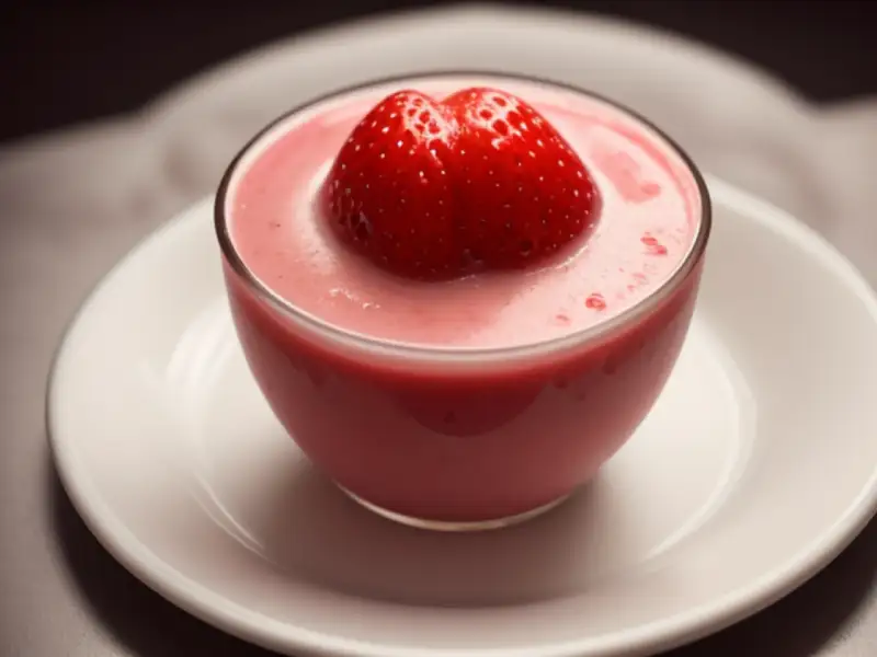 Compote de fraises turque (hoşaf) rafraîchissante