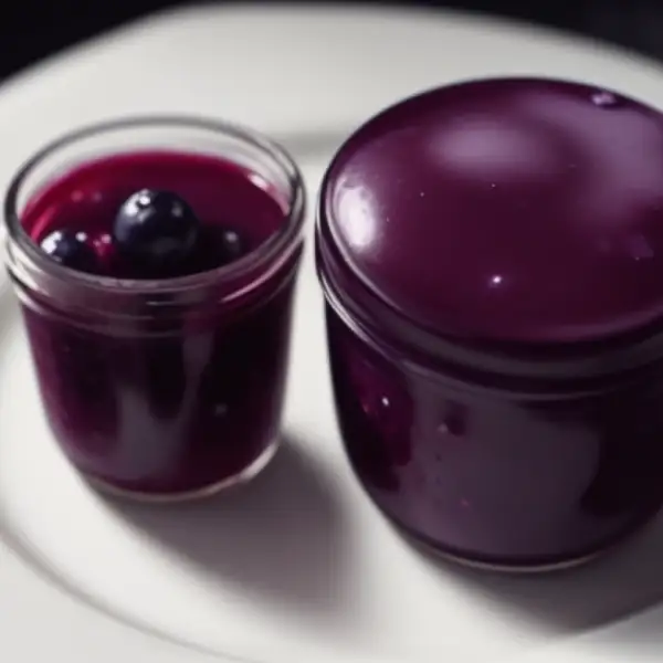 Compote de mûres en bocaux, sans cuisson du fruit