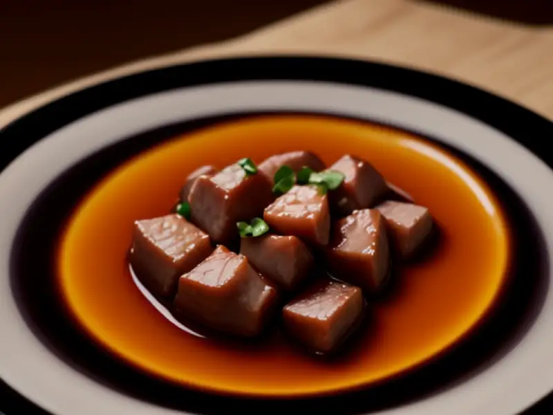 Prosciutto dolce aromatizzato con vino di uva nera