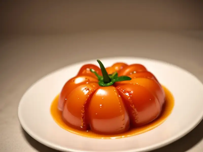 番茄和柿椒的慢炖菜