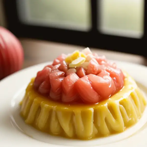 Confiture de rhubarbe et de banane
