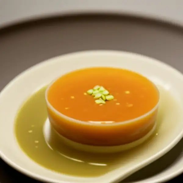 Julienne-Kraftbrühe mit Hühnerbrühe