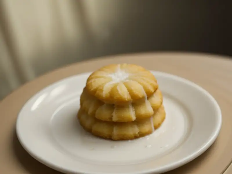 Vanilla biscuit pudding