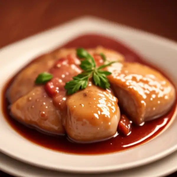 Coq au vin, mijoté au vin rouge