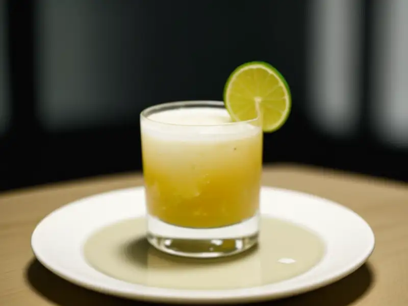 Coquetel de suco de caju com gim