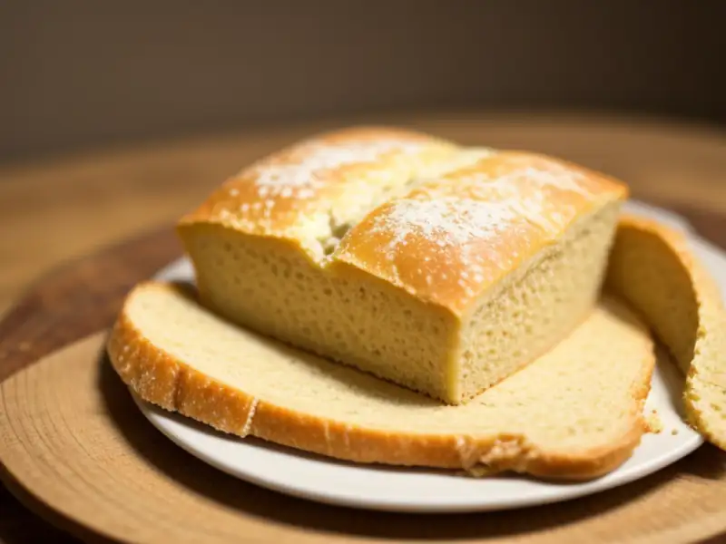 Lombard maize bread, made with sourdough.