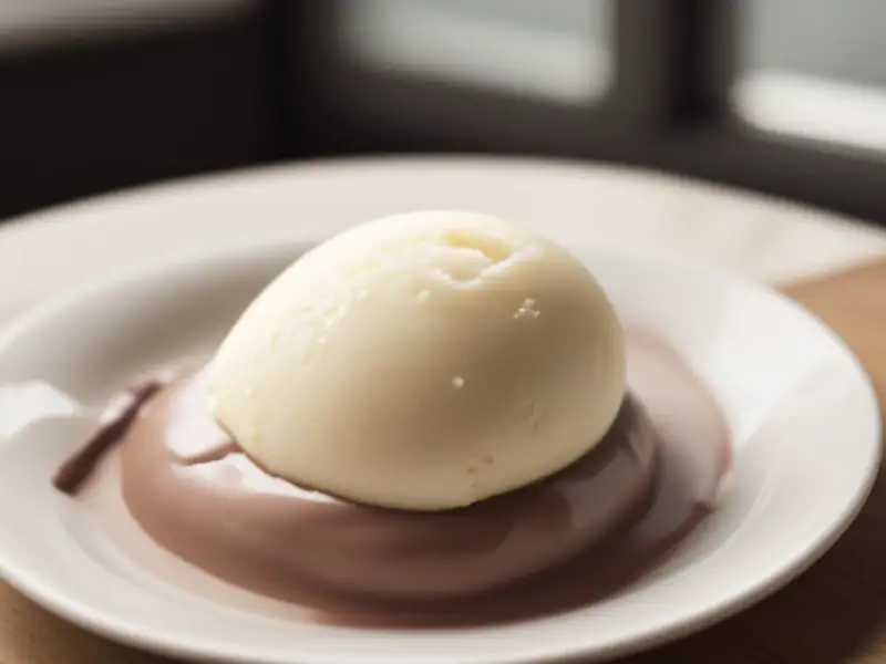 Coupe glacée au pudding au chocolat