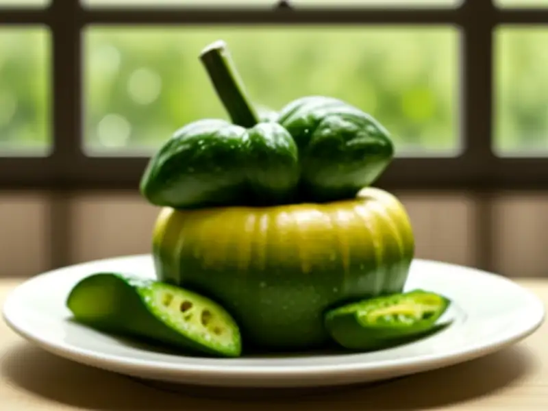 Courgettes met een geur van olijfolie