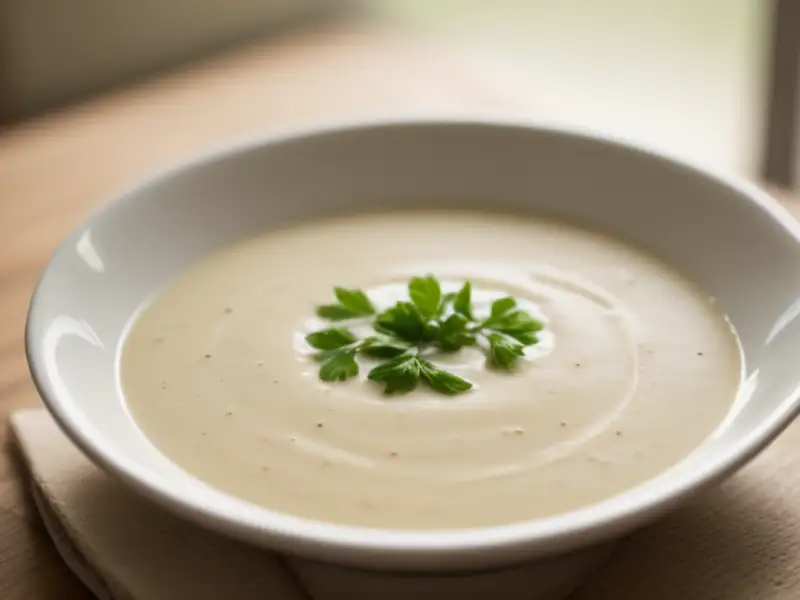 Creamy cashew nut soup