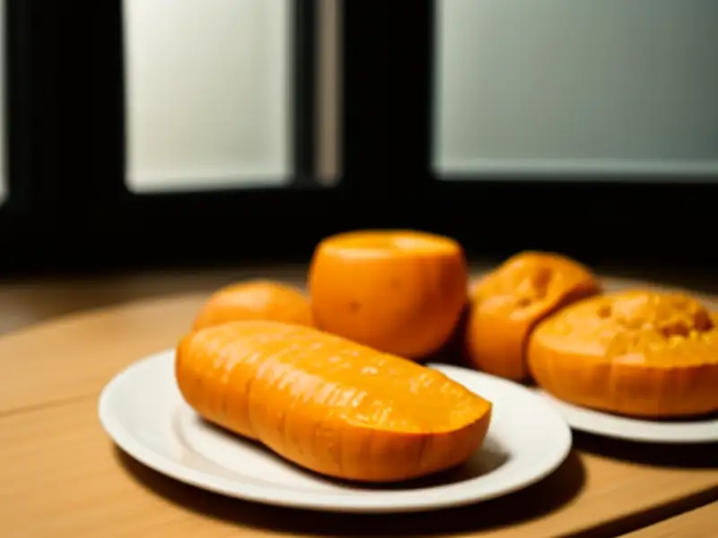 Creme laranja de abóbora e batata-doce