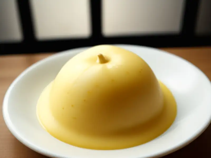 Creme de abóbora japonesa com amido de milho