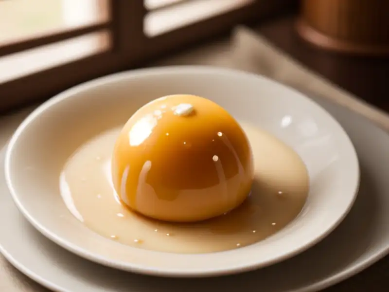 Creme lua de mel com caramelo