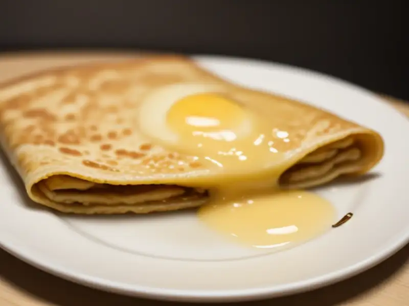 Crêpes au miel de sapin
