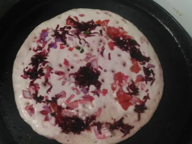 Crêpes moelleuses aux légumes