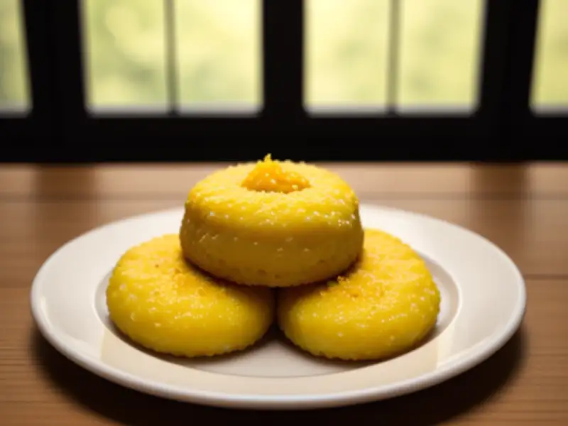 Croquetes de batata com açafrão