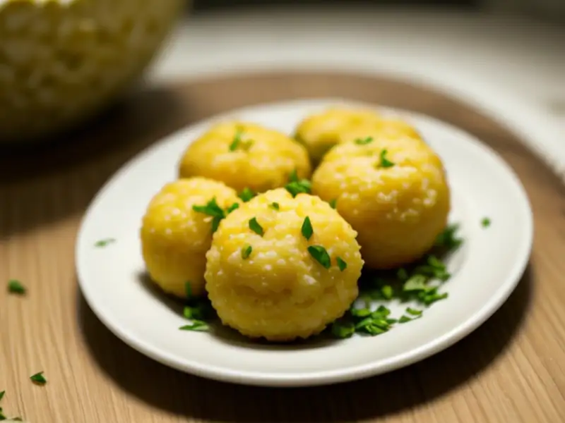 Croquetes de camarão ao curry