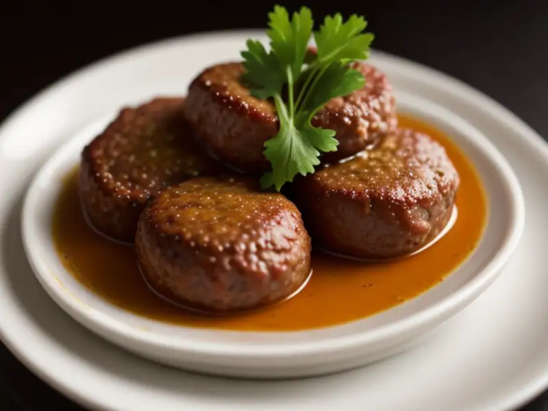 Croquetes de carne à moda de Kerala