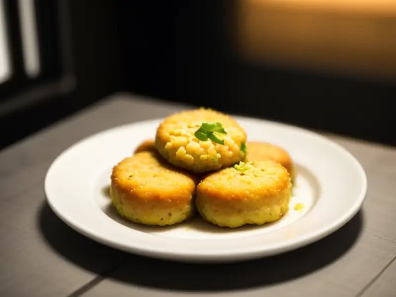 Croquetes de peixinhos à bengali (kachki mach chop)
