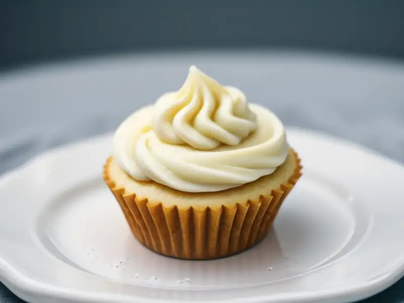 Cupcakes a forma di corona, con glassa al burro di cioccolato viola.