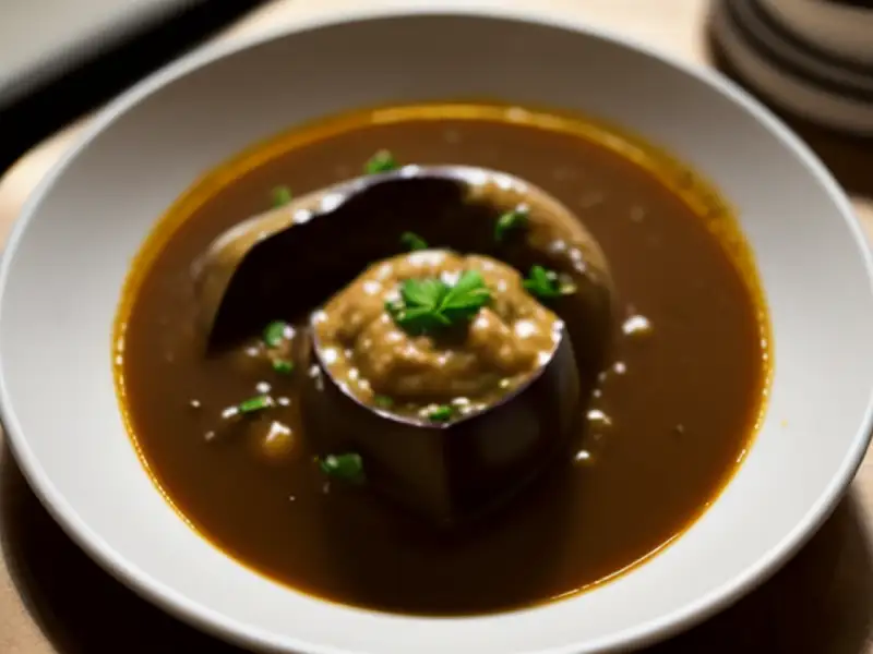 Curry de berenjena